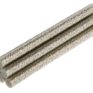 Wkłady klejowe 11 mm, brokat srebrne, 6 szt.42E192 Oferta limitowana